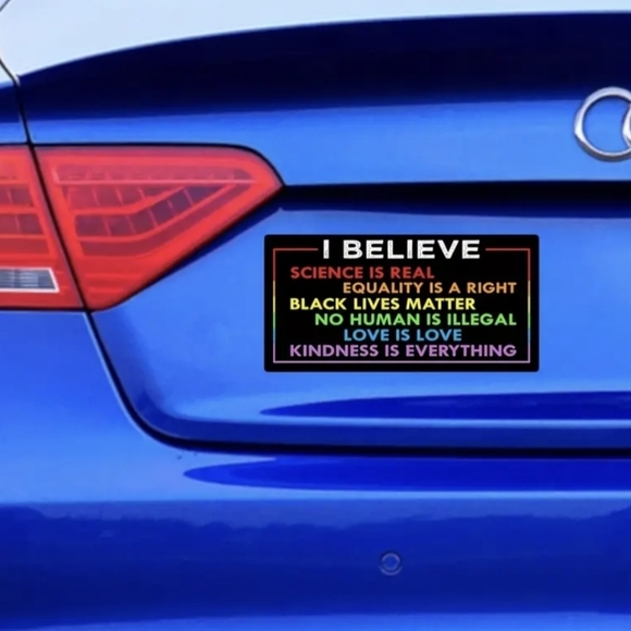 💐3 For $15💐Bumper Sticker✨I believe✨🌈 Decal for Car or Home. Removable - Picture 2 of 4